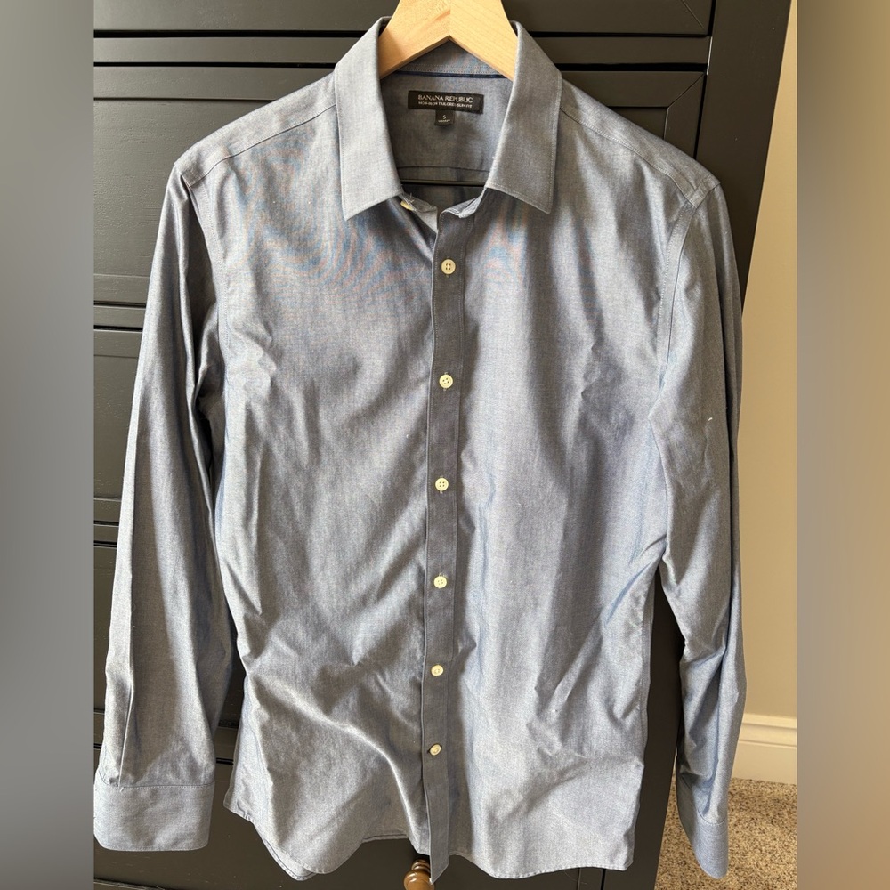 Men's Blue Dress Shirt